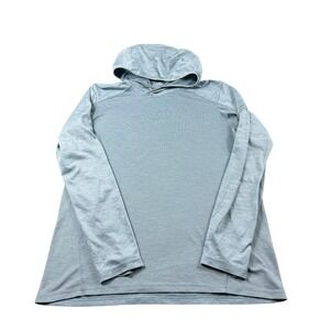 Kuhl Light Blue Performance Hooded Men's Pullover Sweater Size Medium